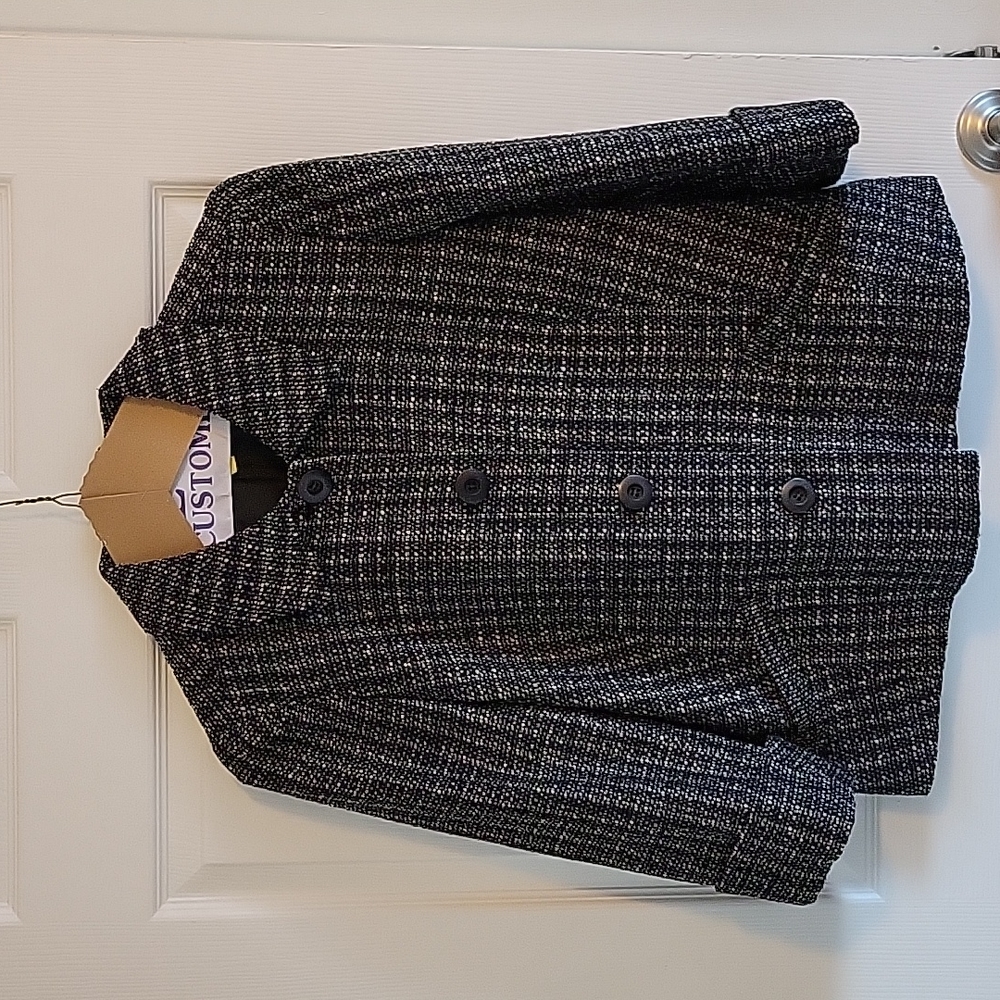 Amber Sun size XL classic tweed look hip-lenth blazer